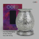 Електрична аромалампа Cello Silver Mosaic із сенсорним керуванням