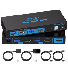 HDMI KVM-перемикач для 2 ПК та 1 монітора