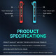Геймпад Joy-Con Switch 2, колір неоново-фіолетовий та неоново-помаранчевий