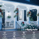 Гірлянда LED на батарейках 40 м з пультом та таймером (4 шт)