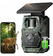 Камера для стеження дикої природи MAXDONE Solar Trail Camera 48 МП Wi-Fi Bluetooth