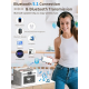 Касетний CD-програвач / бумбокс  з Bluetooth та акумулятором FM/AUX/Micro SD/USB
