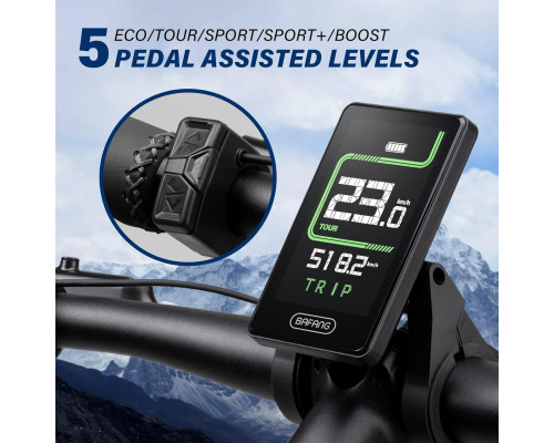 Комп'ютер для велосипеда з протоколом 0-5 PAS CAN BAFANG Ebike Display C020