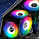 Комплект охолодження 120 мм з пультом upHere 3 RGB Fans Set