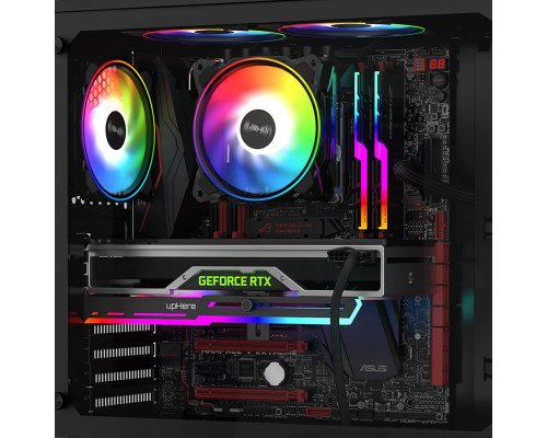 Комплект охолодження 120 мм з пультом upHere 3 RGB Fans Set