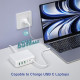 Мережевий зарядний пристрій 	Excgood 165W 3*USB, 3*Type-C, швидка зарядка
