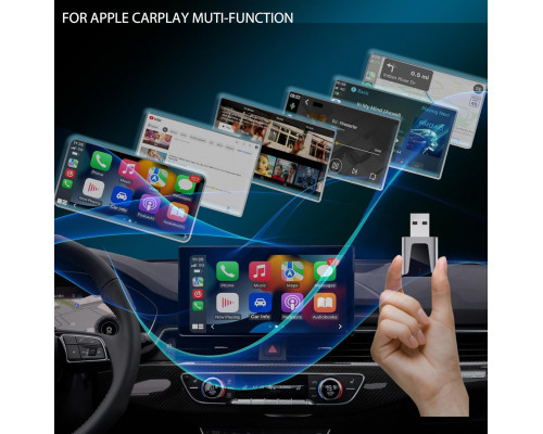 Міні бездротовий адаптер CarPlay 2в1