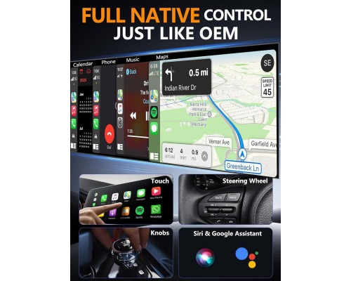 Міні-адаптер CarPlay для Apple 2-в-1