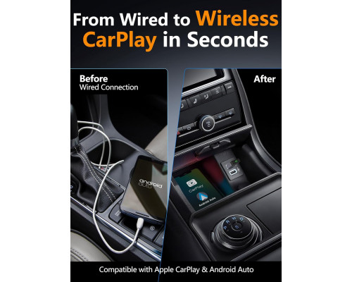 Міні-адаптер CarPlay для Apple 2-в-1
