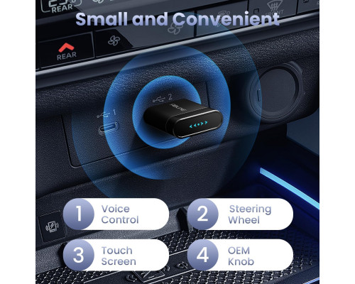 Міні-адаптер CarPlay для iPhone та Android Auto