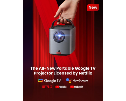 Міні-проектор Mars 3 Air  – 1080p з Google TV та екраном до 150