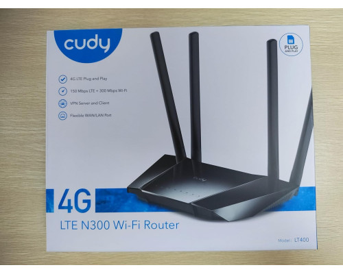 Модем-роутер WiFi Cudy N300 4G Cudy
