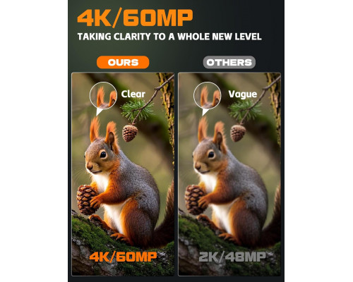 Мисливська камера HD 4K 60MP CamZeste