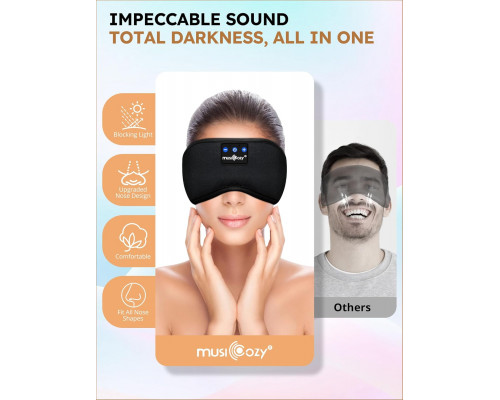 Навушники-маска для сну MUSICOZY Bluetooth 5.4