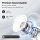 Навушники-вкладиші Boytond Ultra Open Ear / бездротові Bluetooth-навушники з кістковою провідністю