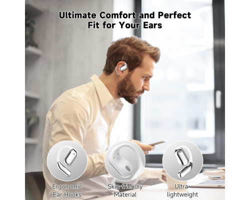 Навушники-вкладиші Boytond Ultra Open Ear / бездротові Bluetooth-навушники з кістковою провідністю