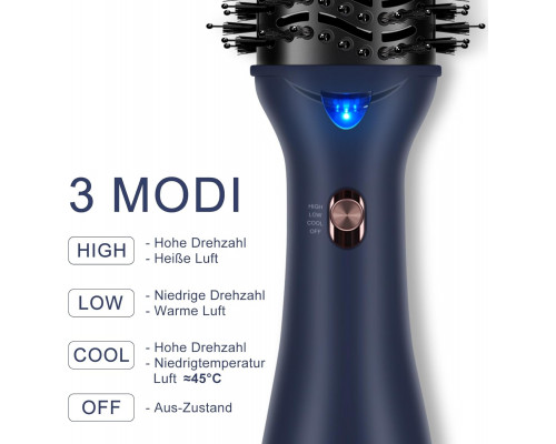 Овальна щітка для завивки волосся PARWIN PRO BEAUTY 4-в-1