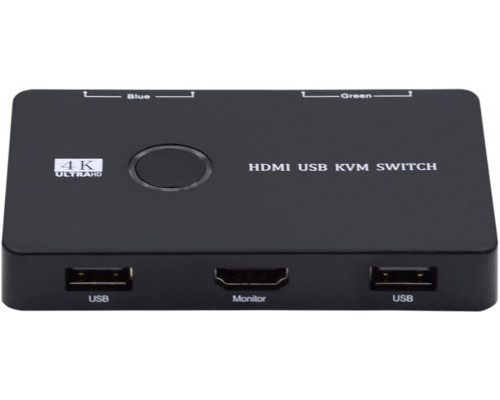 Перемикач Cablecc KVM USB 2.0 та HDMI 4K