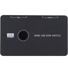 Перемикач Cablecc KVM USB 2.0 та HDMI 4K