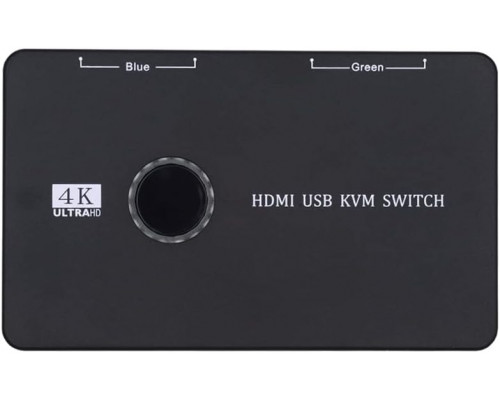 Перемикач Cablecc KVM USB 2.0 та HDMI 4K