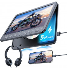 Портативний автомобільний DVD-програвач GOnavidio 10,1 дюйма з входом HDMI
