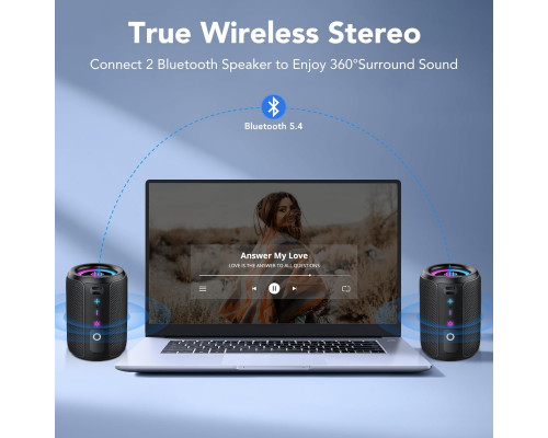 Портативний бездротовий Bluetooth-колонка зі стереозвуком