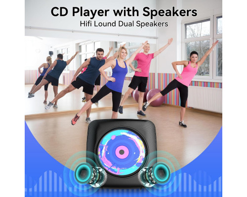 Портативний Bluetooth CD-програвач Kegaudio HiFi 1800mAh