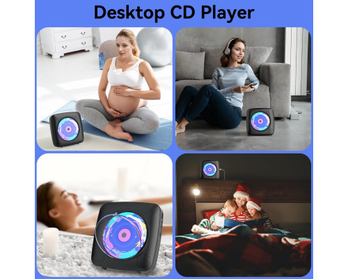 Портативний Bluetooth CD-програвач Kegaudio HiFi 1800mAh