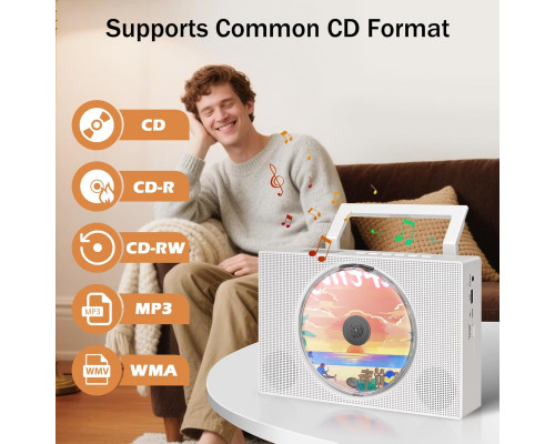 Портативний CD-програвач Bluetooth GAONAWAY
