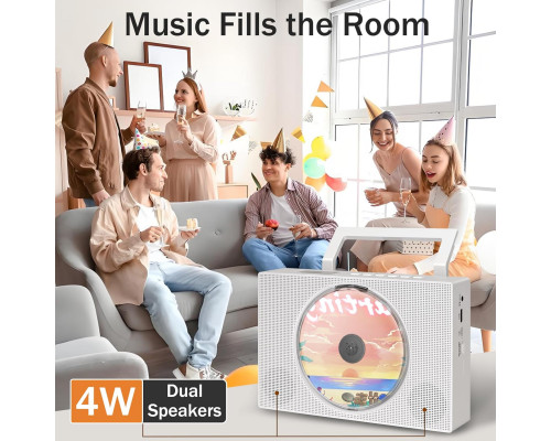 Портативний CD-програвач Bluetooth GAONAWAY