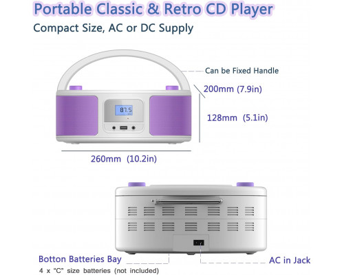 Портативний CD-програвач WIITHINK