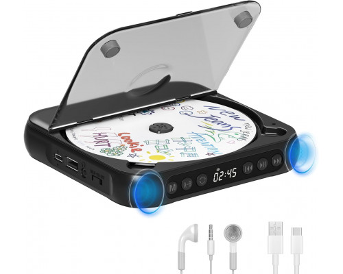Портативний CD-програвач SKYANS з Bluetooth