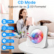 Портативний CD-програвач з Bluetooth, стереозвуком та динаміками