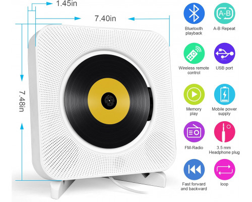 Міні CD-програвач з Bluetooth