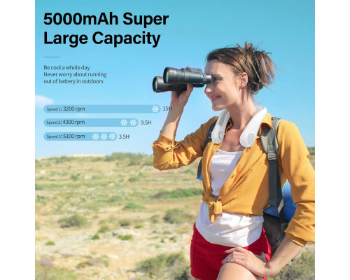 Портативний міні-вентилятор HandFan 5000mAh