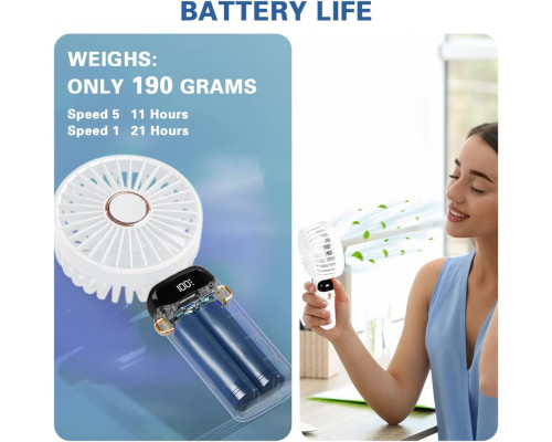Портативний вентилятор AMFUN із USB-зарядкою