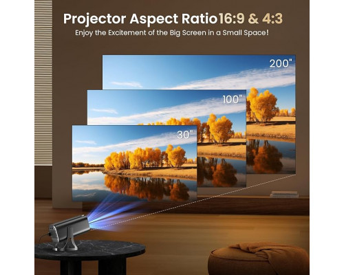 Проектор HD 1080p 4K для домашнього кінотеатру Finade