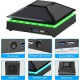 Пилонепроникний вентилятор охолодження для консолі Xbox Series X із кольоровим світлом EG