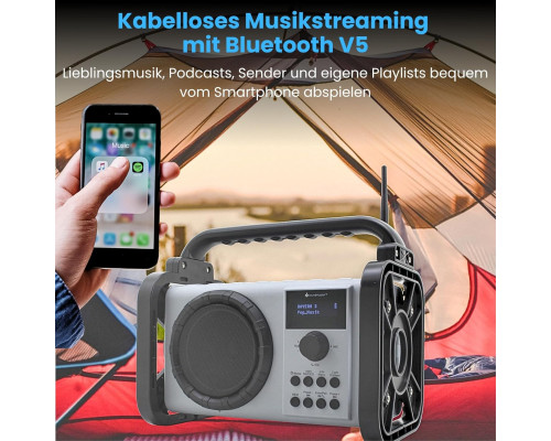 Радіо Soundmaster DAB80, DAB+ FM Bluetooth Hands-free з акумулятором