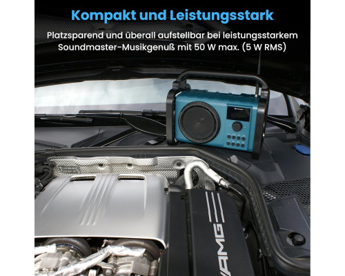 Радіо Soundmaster DAB80, DAB+ FM Bluetooth Hands-free з акумулятором
