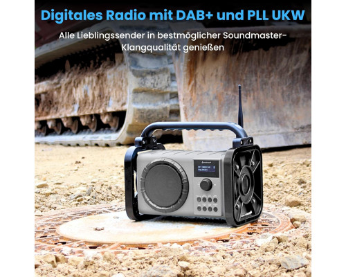 Радіо Soundmaster DAB80, DAB+ FM Bluetooth Hands-free з акумулятором