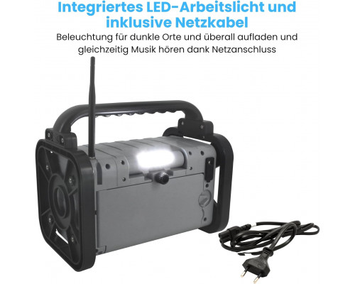 Радіо Soundmaster DAB80, DAB+ FM Bluetooth Hands-free з акумулятором