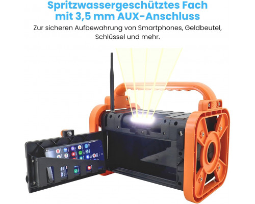 Радіо Soundmaster DAB80, DAB+ FM Bluetooth Hands-free з акумулятором