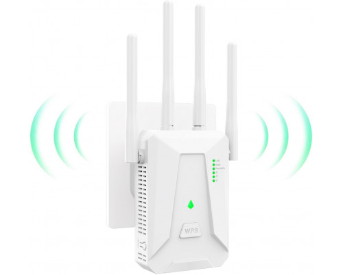Ретранслятор Wi-Fi з 4 антенами та 2 LAN портами