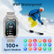 Смарт-годинник чоловічий ‎Motsfit ‎smartwatch88 IP67 для Android iPhone крокомір / монітор серцевого ритму / вимірювання тиску