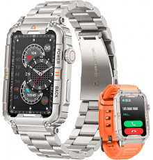 Смарт-годинник чоловічий ‎Motsfit ‎smartwatch88 IP67 для Android iPhone крокомір / монітор серцевого ритму / вимірювання тиску