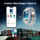 Смарт-годинник чоловічий ‎Motsfit ‎smartwatch88 IP67 для Android iPhone крокомір / монітор серцевого ритму / вимірювання тиску