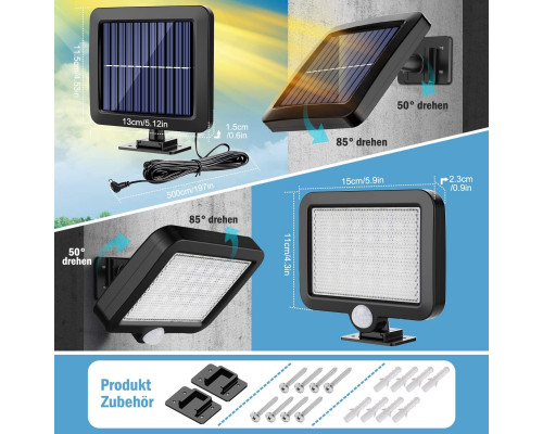 Сонячні ліхтарі MPJ 56LED (2 шт.)