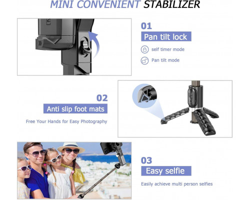 Стабілізатор Gimbal Bauzrryi висувний штатив