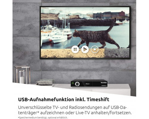 Супутниковий ресивер TechniSat TECHNISTAR S6, чорний, HDMI, DVB-S, USB, CI+